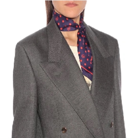 Gucci Polka Dot Twilly Neck Bow - Picture 11 of 13